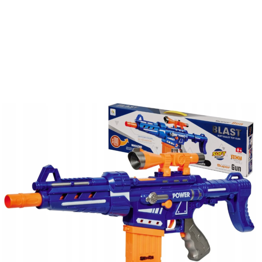 Blast Soft Bullet Toy Gun with Magazine for Kids in Kenya Aged 8 yrs +