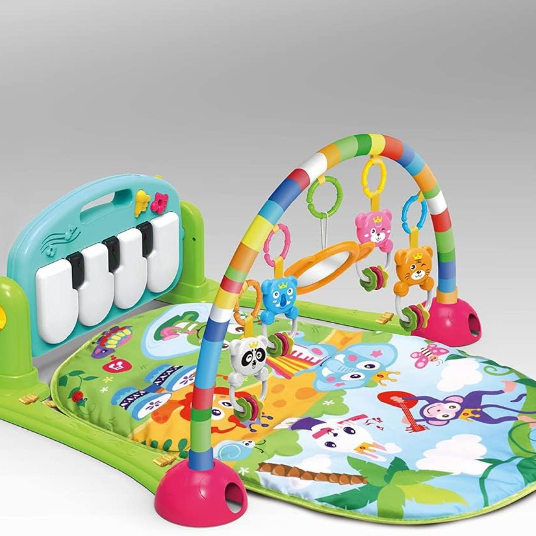 Play Mat for Babies - Baby Kick and Play Piano Gym Mat for Kids, Toys for Babies, Infant Fitness Rack for Kids for Newborn to Toddler | Activity Mats for Kids