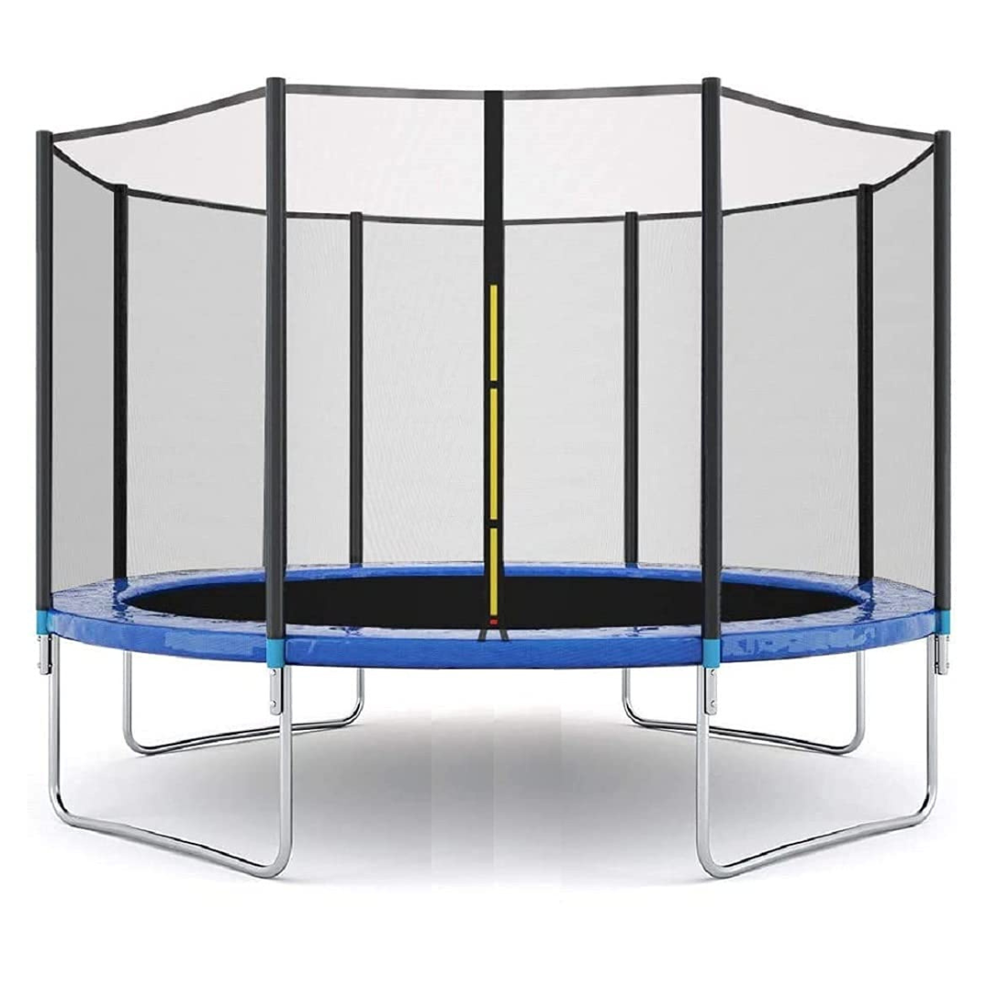 10ft Outdoor Trampoline for Kids with Safety Closing Net, Ladder + Padded Edge - Family Fun
