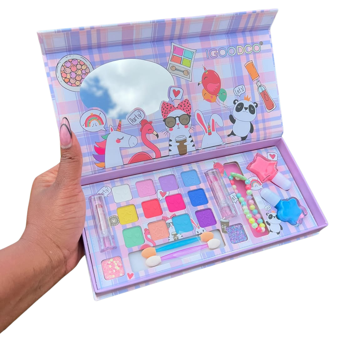 Kids Pretend Makeup Kit for Kids with Accessories
