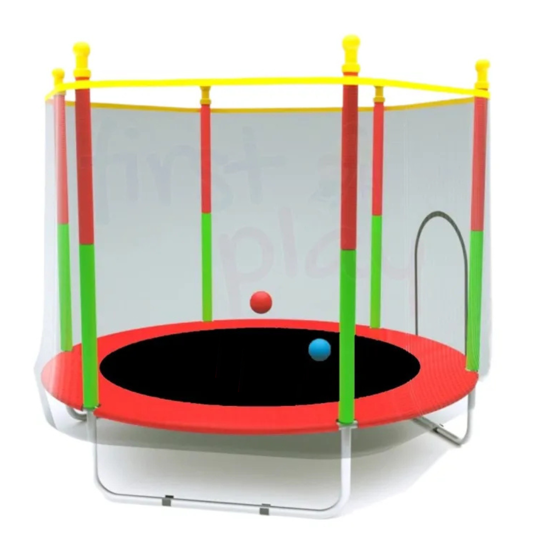 4ft Trampoline, Small Mini Trampoline for Kids with Enclosure - Indoor Trampoline for Toddlers