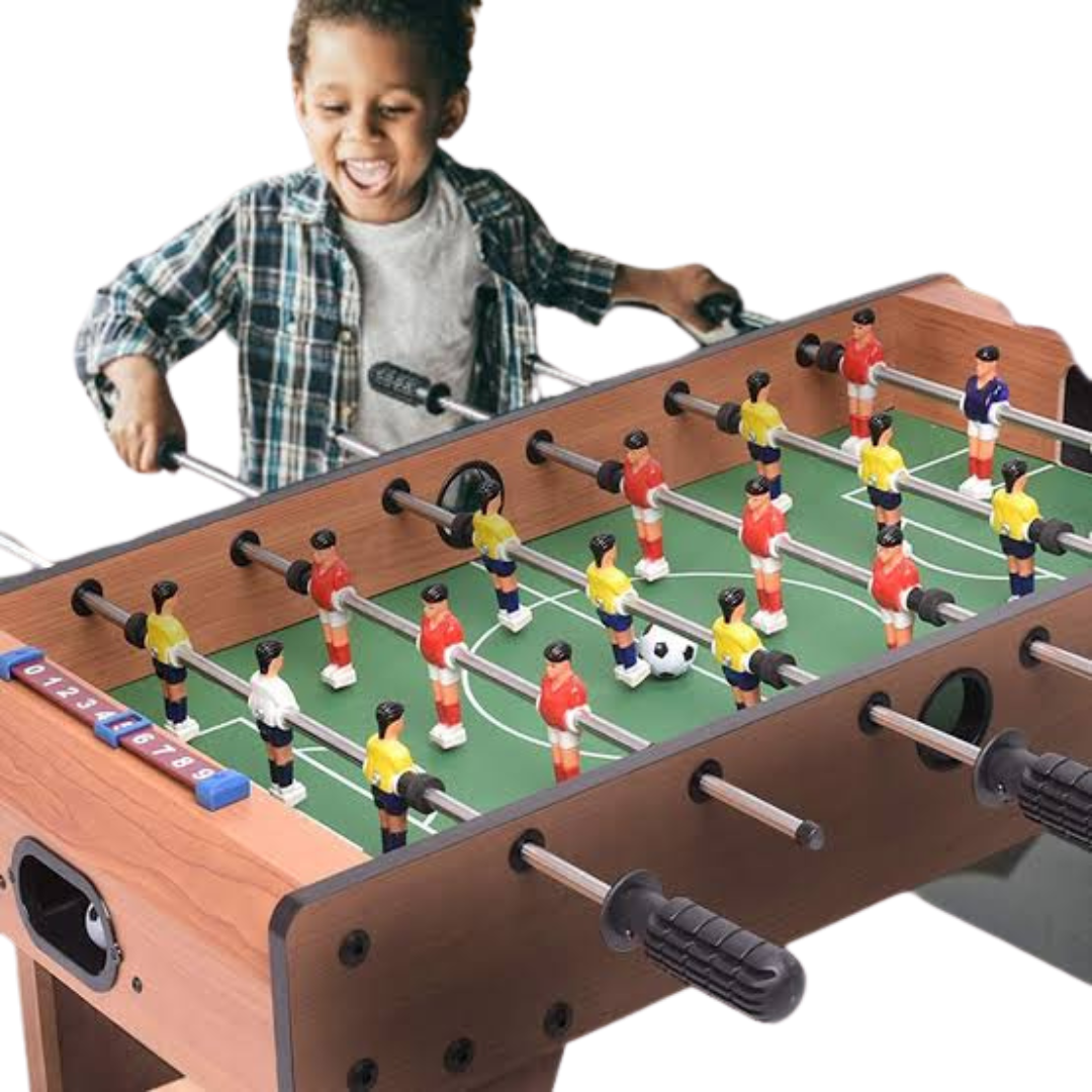 Big Size Football Soccer Game Table With 6 Rods For Kids & Adults Indoor/Outdoor Play Game