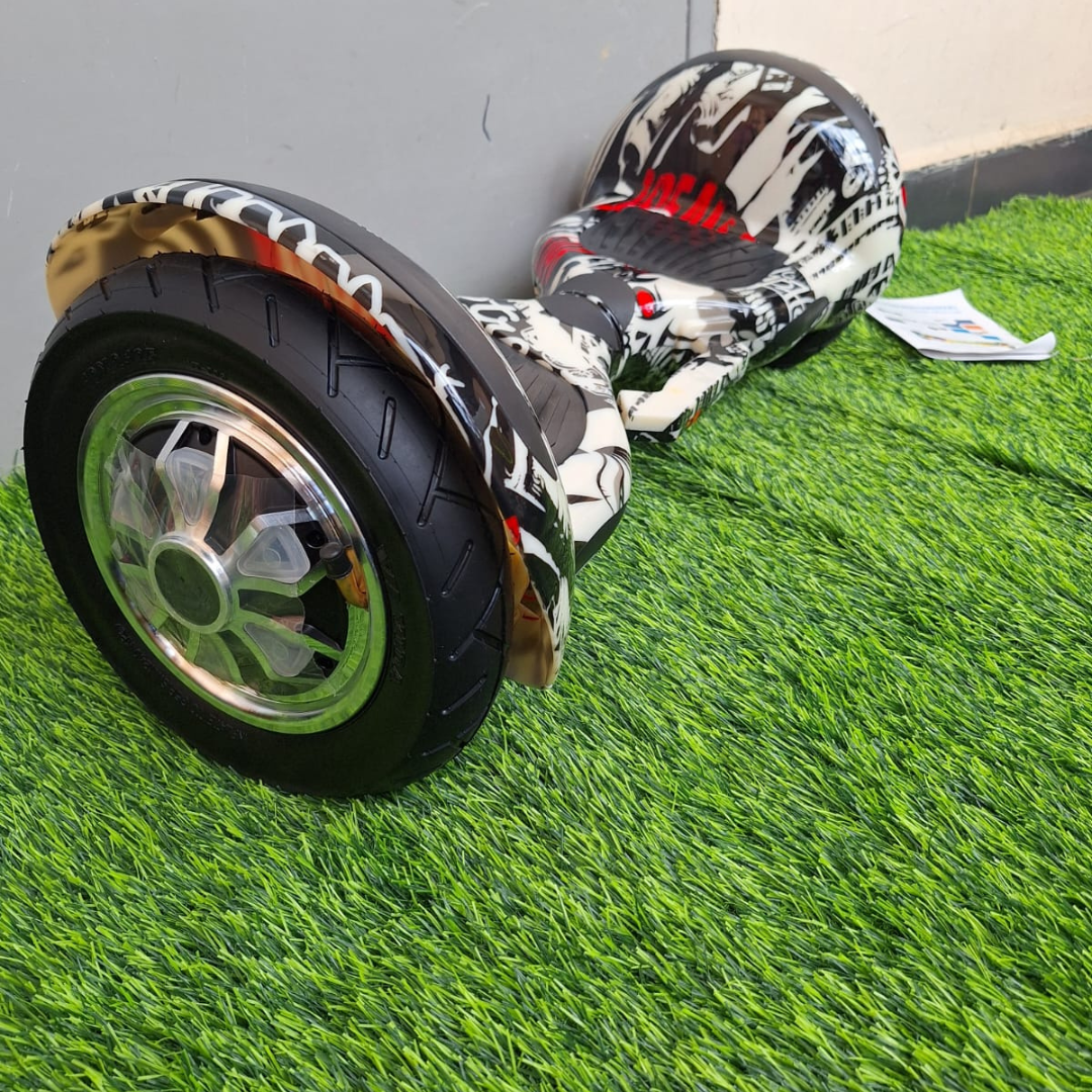 Hoverboard with Vibrant Pattern for Kids and Teens