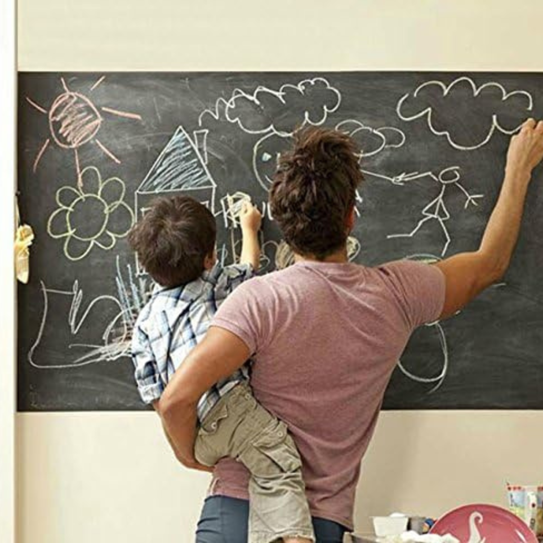 Chalkboard Wallpaper Blackboard Stick and Peel: Classroom Chalk Board Paint Self Adhesive Wall Paper Removable Blackboard Stickers Chalkboard