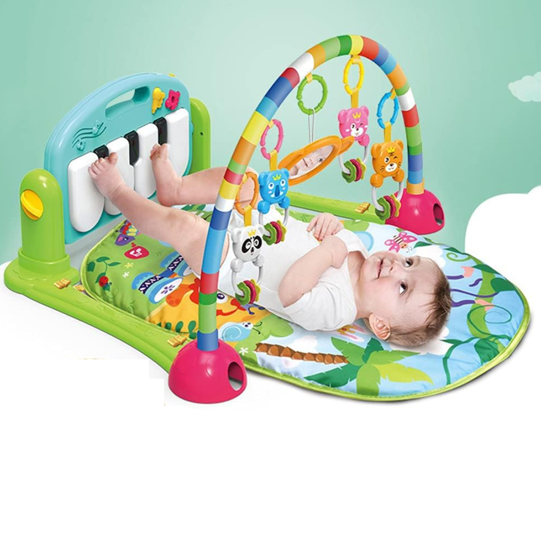Play Mat for Babies - Baby Kick and Play Piano Gym Mat for Kids, Toys for Babies, Infant Fitness Rack for Kids for Newborn to Toddler | Activity Mats for Kids