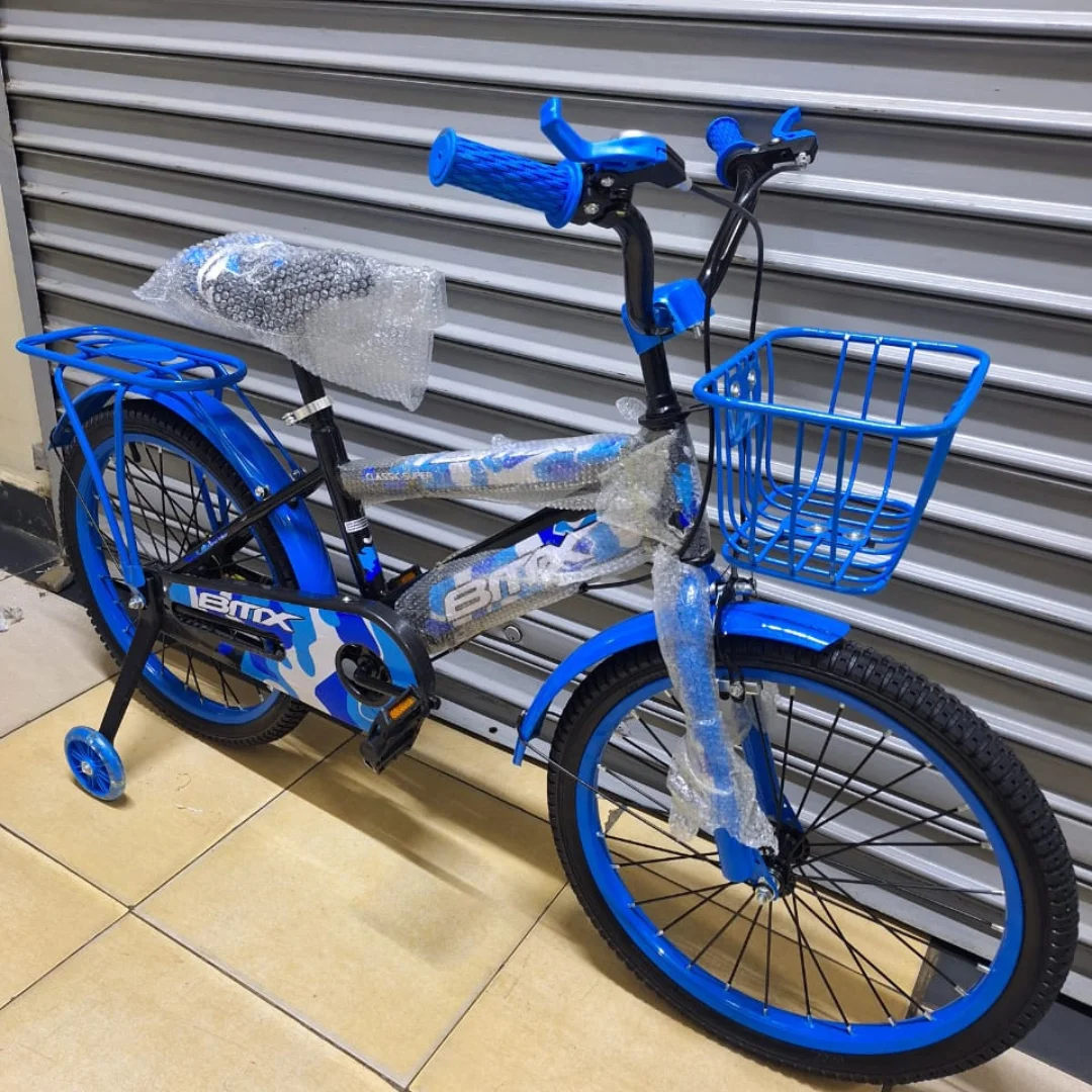 Blue BMX Bicycle for Kids (Sizes 12, 16 & 20)