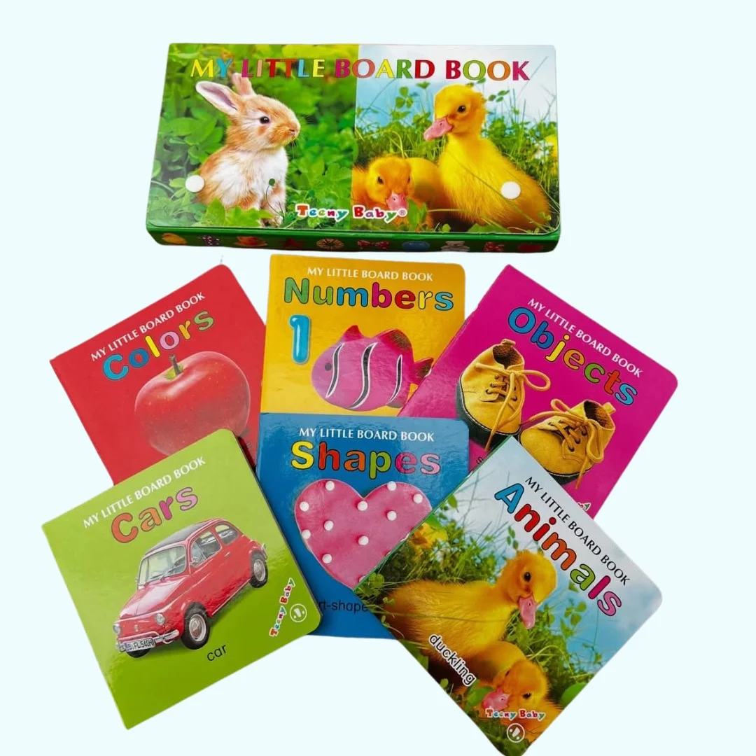 Buy My Little Board Book Set – 6 Early Learning Board Books in a Tin ...