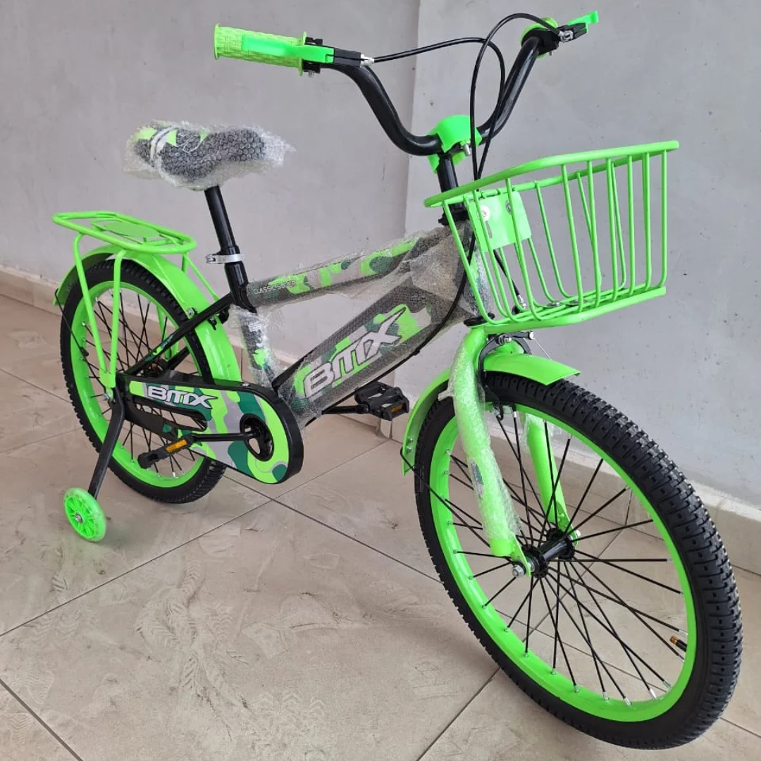 Bikes for Kids, Size 20 BMX Kids' Bikes ( + Free Helmet ) - Blue, Red & Green Bikes