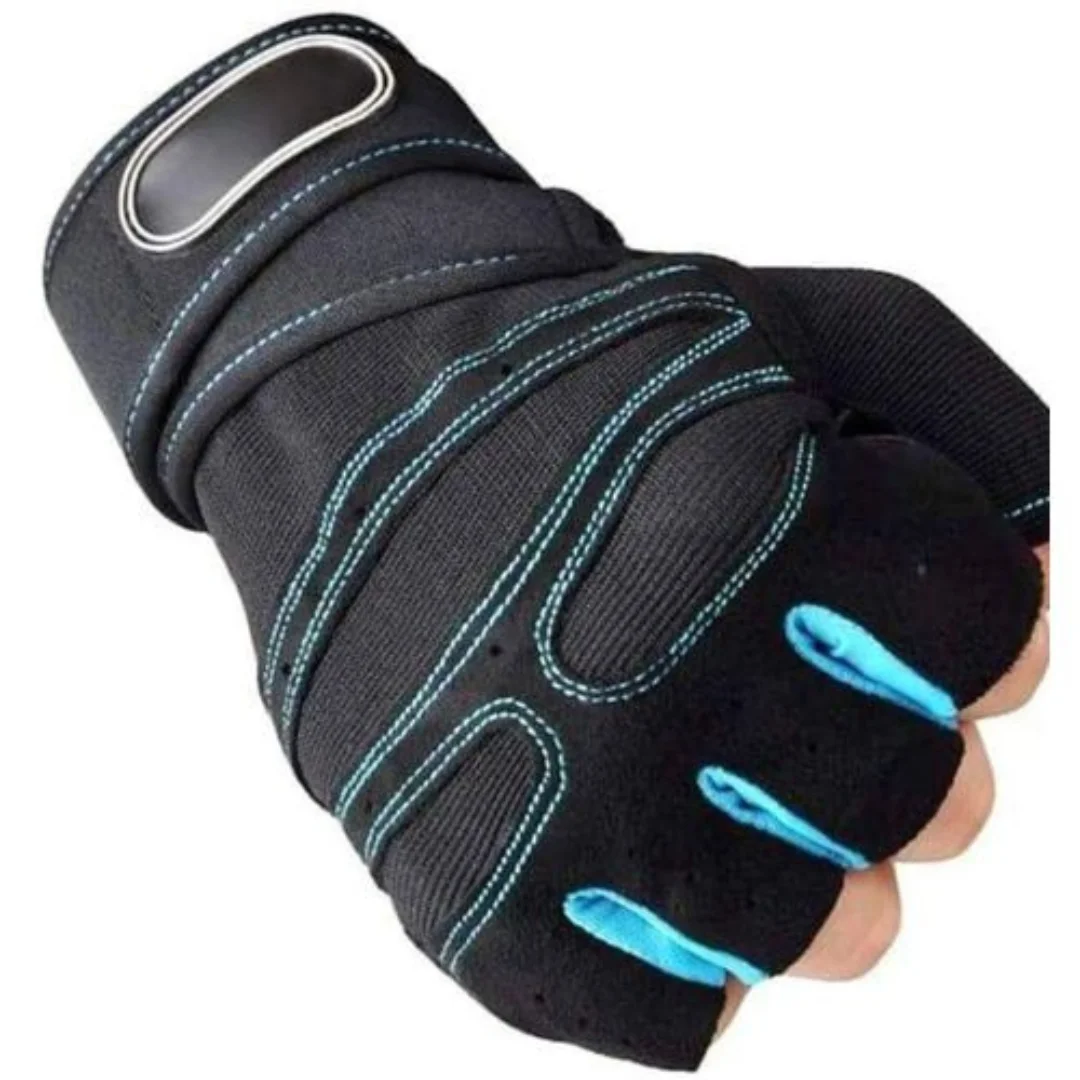 High Quality Gym Gloves - Pink & Blue Colors
