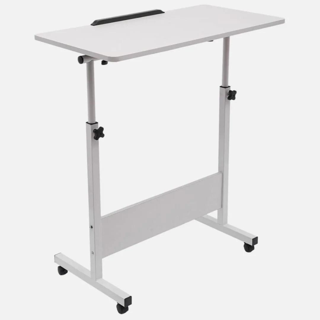 Laptop Stand Adjustable Table, Bedside Side Table - Foldable & Adjustable Table for Laptop, Reading & Coffee