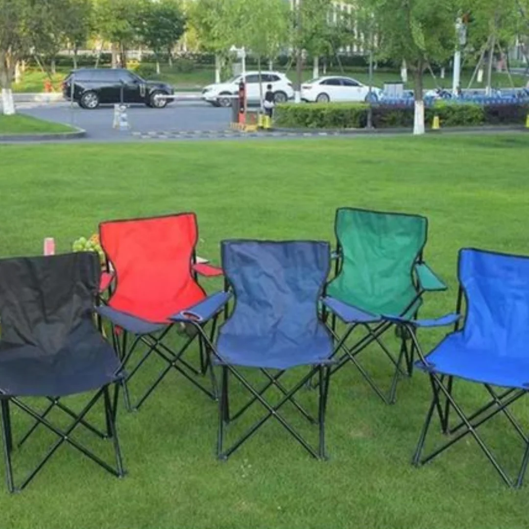Foldable Camping Chairs - Camping Chairs, With Cup Holder Pouch