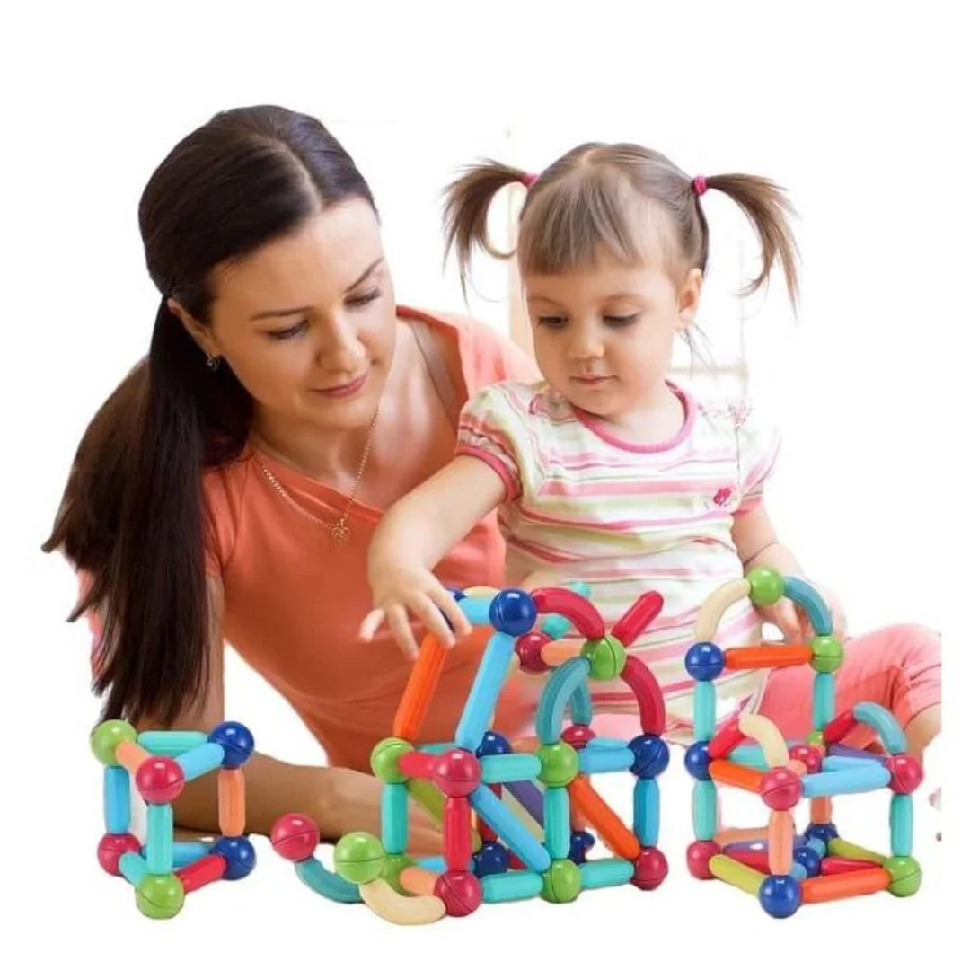 Magnetic Sticks Building Toy Set for Kids – STEM Learning, Creativity & Brain Development Toy