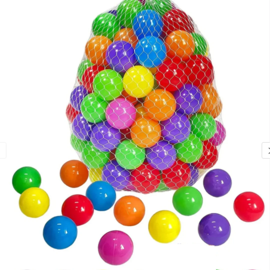 Soft Balls for Ball Pits, Tents, Trampolines, Playhouses, Pools & Playpens, Colorful Soft Balls, Mini Play Balls for Kids, Small Ocean Balls